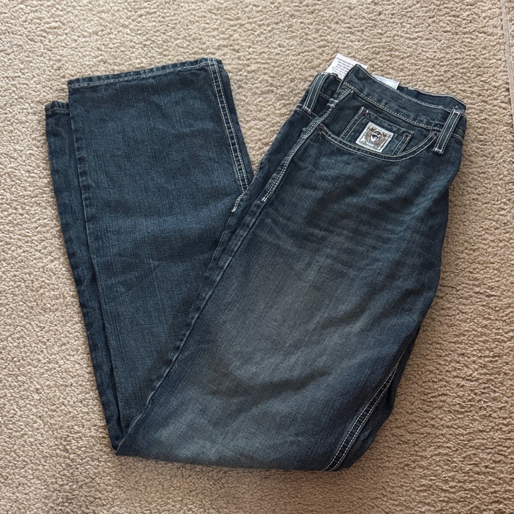 Cinch Dark Blue Straight Jeans
